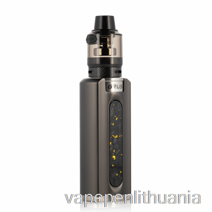 Pamestas Vape Grus 100w Pradinis Rinkinys Gunmetal / Kapoto Anglies Pluošto Vape Skystis